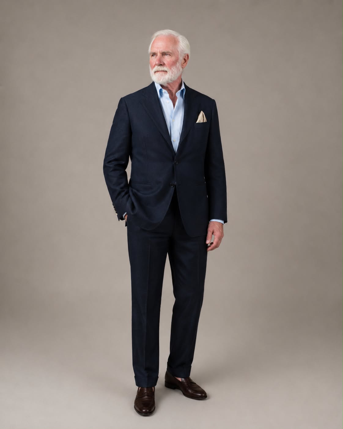The Champagne Pocket Square